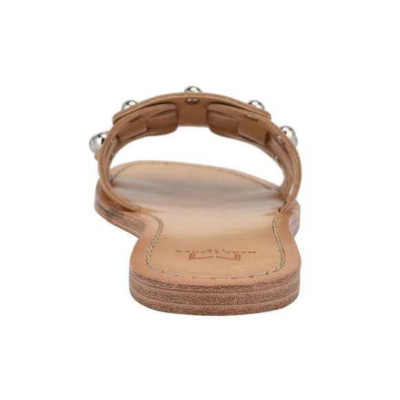 NEW Marc Fisher LTD Pacca Slide Sandal, Size 6.5  in Natural Tan Brown - Picture 2 of 8